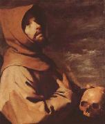 Francisco de Zurbaran The Ecstacy of St Francis (mk08) oil painting artist